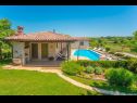 Kuća za odmor Villa Lorena - private pool: H(8) Barban - Istra  - Hrvatska - dvorište