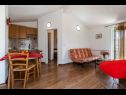 Apartmani Perci- cosy and comfortable A1 Novi(2+2) , SA2 Stari(2) Krnica - Istra   - Apartman - A1 Novi(2+2) : kuhinja i blagovaonica