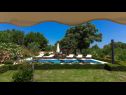 Kuća za odmor Kova - private pool: H(8+2) Ližnjan - Istra  - Hrvatska - bazen (kuća i okolica)