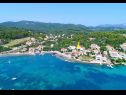 Apartmani Relax - 50 m from sea: A1(2+2) Lumbarda - Otok Korčula   - vegetacija (kuća i okolica)