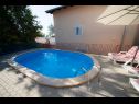 Apartmani Ivona - open swimming pool: A1 (4+2), A2 (2+2) Njivice - Otok Krk   - bazen
