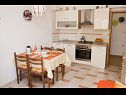 Apartmani Luka A1(4), A2(4) Vrbnik - Otok Krk   - Apartman - A1(4): kuhinja i blagovaonica