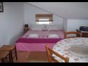 Apartmani Azur - 10 m from sea: A1(4), SA2(2+1) Ilovik (Otok Ilovik) - Otok Lošinj   - Studio apartman - SA2(2+1): spavaća soba