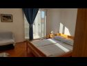 Apartmani Mirjana: sea view & balcony: A1 MN (2+1), A2 JN (2+1) Baška Voda - Rivijera Makarska   - Apartman - A2 JN (2+1): spavaća soba