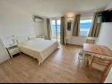 Apartmani Via - 250 m from sea: SA2(2), SA3(2), SA4(2), SA1(2) Brela - Rivijera Makarska   - Studio apartman - SA3(2): spavaća soba