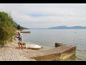 Apartmani Sea View - cosy & comfortable: A2 Zaborke(4), A4 Somina(2+2) Brist - Rivijera Makarska   - plaža