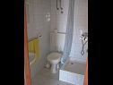 Apartmani Nik - 50 M from the sea : A1(2+1), A2(2) Gradac - Rivijera Makarska   - Apartman - A1(2+1): kupaonica s toaletom