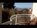 Apartmani Biljana - 150m from beach: A1(2+1), A2(2+2), A3(5), A4(2+2) Gradac - Rivijera Makarska   - Apartman - A2(2+2): pogled s balkona