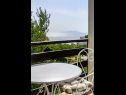 Apartmani Goge - 90 m from the beach: A1(4), SA2(2) Gradac - Rivijera Makarska   - Apartman - A1(4): pogled s balkona