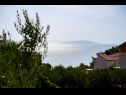 Apartmani Goge - 90 m from the beach: A1(4), SA2(2) Gradac - Rivijera Makarska   - Apartman - A1(4): pogled