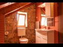 Kuća za odmor Three holiday homes: H1 Azur (4), H2 Wood (4), H3 Ston (4+2) Orebić - Poluotok Pelješac  - Hrvatska - H3 Ston (4+2): kupaonica s toaletom