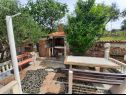 Apartmani Robi- swimming pool and beautiful garden A1-žuti(5), A2-crveni(5), A3(3+1) Kampor - Otok Rab   - komin