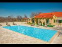 Kuća za odmor Villa Karaga - with private pool: H(8+1) Ljubotić - Rivijera Šibenik  - Hrvatska - bazen