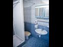 Apartmani Zdrave - with parking; SA1(2+1), SA2(2+1), A3(4+1), A4(3+2) Rogoznica - Rivijera Šibenik   - Studio apartman - SA2(2+1): kupaonica s toaletom