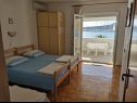 Apartmani Tonci - by the sea: A2(4), A3(4) Rogoznica - Rivijera Šibenik   - Apartman - A3(4): spavaća soba