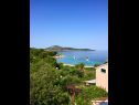 Apartmani Delfin - sea view: A3(2+2), A4(2+2) Šepurine (Otok Prvić) - Rivijera Šibenik   - pogled