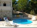Kuća za odmor Ina - peaceful H Pierida (8+4) Stomorska - Otok Šolta  - Hrvatska - H Pierida (8+4): bazen (kuća i okolica)