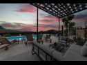 Kuća za odmor Pax - with pool: H(4+2) Marina - Rivijera Trogir  - Hrvatska - pogled