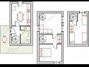 Apartmani Irvin - sweet apartment : A1(5) Trogir - Rivijera Trogir   - Apartman - A1(5): tlocrt