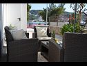 Apartmani Marin1 - near pebble beach: A1(2+2), A2(2+2) Trogir - Rivijera Trogir   - vrtna terasa