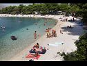 Apartmani Kaza - 50m from the beach with parking: A1(2), A2(2), A3(6) Trogir - Rivijera Trogir   - plaža