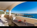 Apartmani Marijan - beautiful view: A1(6) Trogir - Rivijera Trogir   - Apartman - A1(6): pogled s terase