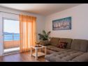 Apartmani Maša - modern sea view apartment: A1(4+1) Trogir - Rivijera Trogir   - Apartman - A1(4+1): dnevni boravak