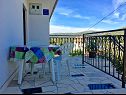 Apartmani Ivo - barbecue: A1(2+1) Vinišće - Rivijera Trogir   - zajednička terasa