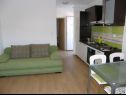 Apartmani Ljubi - 20 m from beach: A1(4+1), A2 Crveni(2+2), A3 Zeleni(2+2) Vinišće - Rivijera Trogir   - Apartman - A3 Zeleni(2+2): kuhinja i blagovaonica