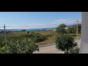 Apartmani Ivo - 500 m to sandy beach: A1(2+2), A2(6+2), SA3(2+1) Ljubač - Rivijera Zadar   - pogled