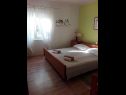 Apartmani Markas - pet friendly: A1 Bella vista 1 (4+1), A2 - Bella vista 2 (2+2) Rtina - Rivijera Zadar   - Apartman - A1 Bella vista 1 (4+1): spavaća soba