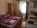 Apartmani Andy - only 50 m from beach: A1(3+1), A2(2+1), SA1(2) Sukošan - Rivijera Zadar   - Studio apartman - SA1(2): spavaća soba
