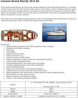 Motorni brod - Linssen Grand Sturdy 33,9 AC (code:TOR 18) - Zadar - Rivijera Zadar  - Hrvatska