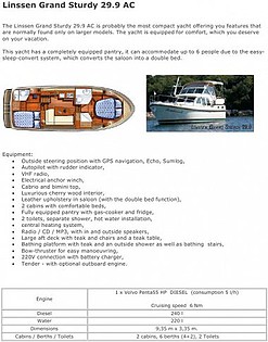 Motorni brod - Linssen Grand Sturdy 29,9 AC (code:TOR 19) - Zadar - Rivijera Zadar  - Hrvatska
